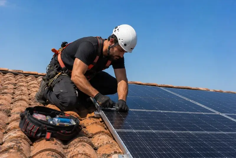 Maintenance et monitoring de panneaux solaires à Beaurepaire