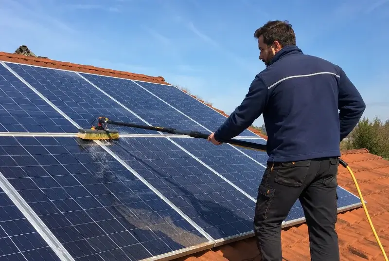 Nettoyage et entretien de panneaux solaires à Beaurepaire